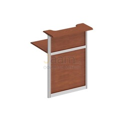 Стойка ресепшн Стойка прямая 800 с вырезом (без опор) ФС 08050