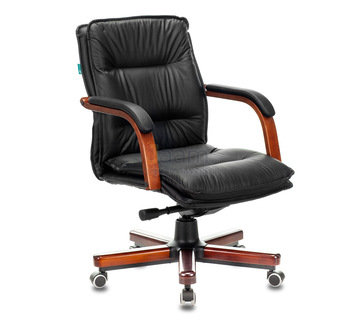 Кресло для руководителя T-9927WALNUT LOW BL