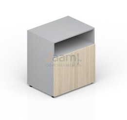 Мебель для персонала Офисный шкаф документов/оргтехники с ручками (алюминий) OMLD768