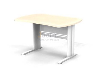 Мебель для персонала Стол прямой на L-обр. каркасе B164/1