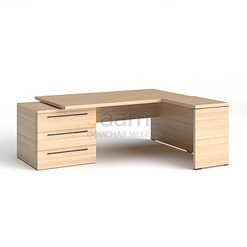 Кабинет руководителя Стол на опорной тумбе с приставкой 148 3551