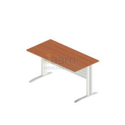 Мебель для персонала Стол прямой на металлокаркасе АМК-3,ОА-01/1400