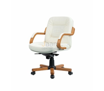 Кресло для руководителя Косма/Д Кожа нестандартная/база дерево