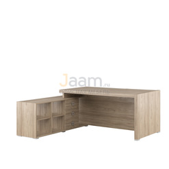 Кабинет руководителя Стол на опорной тумбе левый SOL297110