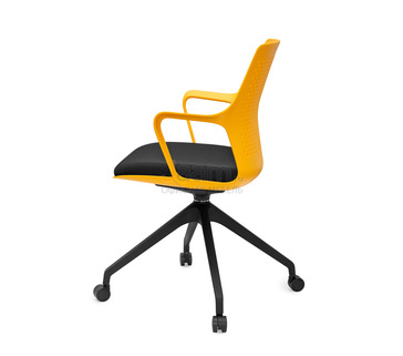 Кресло для персонала Альба/В/Р Ткань кат.1/база черный пластик