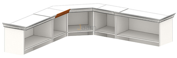 Кабинет руководителя Карниз ПК-ВР-КР46х8Л